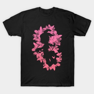 Gun - Pink Abstract T-Shirt